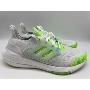 Adidas Ultraboost 22 Running Women's White Bliss Blue Volt GX5926 Size 9 NWT🛒